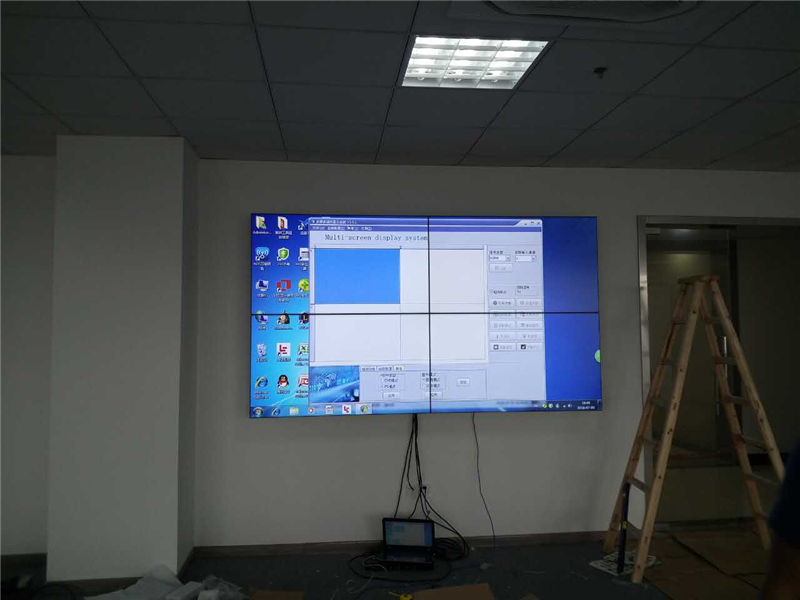 拼接屏施工現場