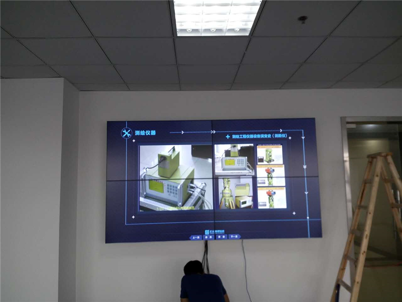 拼接屏施工現場