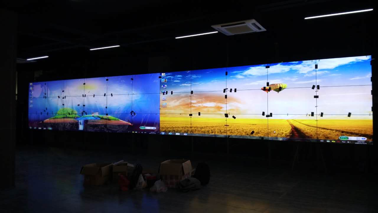 銀江大廈展廳拼接屏