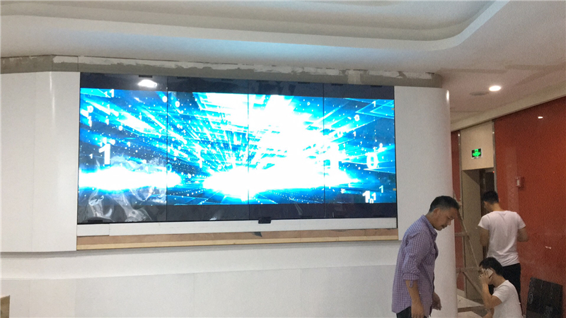 拼接屏安裝現場